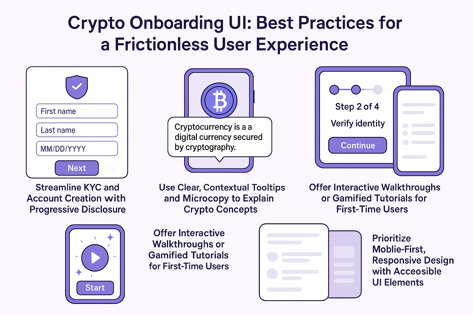Crypto Onboarding UI: Best Practices for a Frictionless User Experience