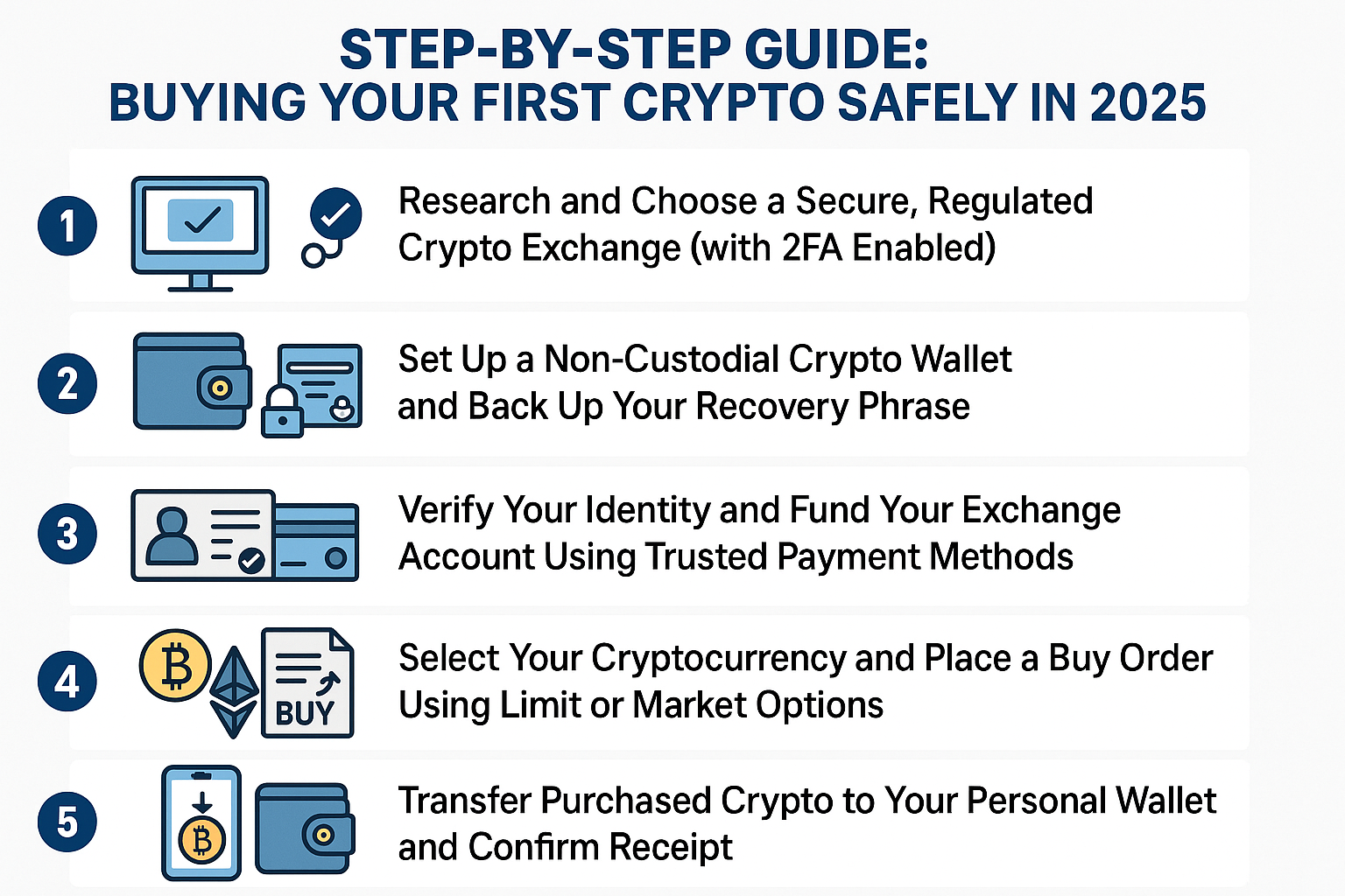 Step-by-Step Guide: Buying Your First Crypto Safely in 2025