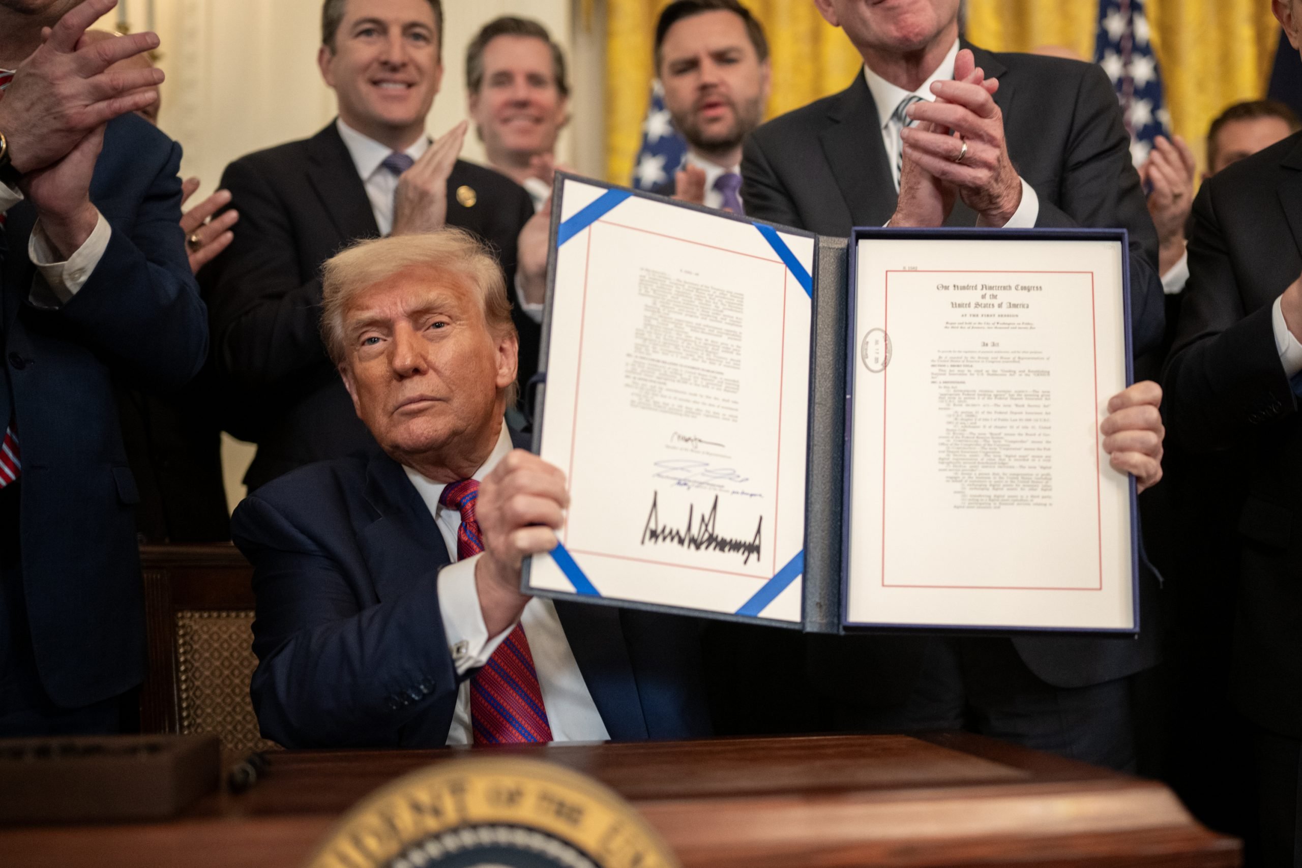 GENIUS Act compliant stablecoin issuer registration certificate
