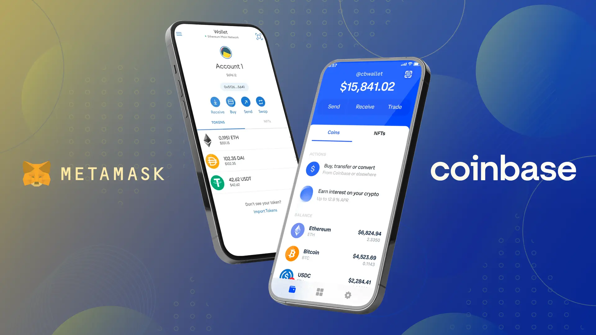 MetaMask Coinbase Wallet DeFi
