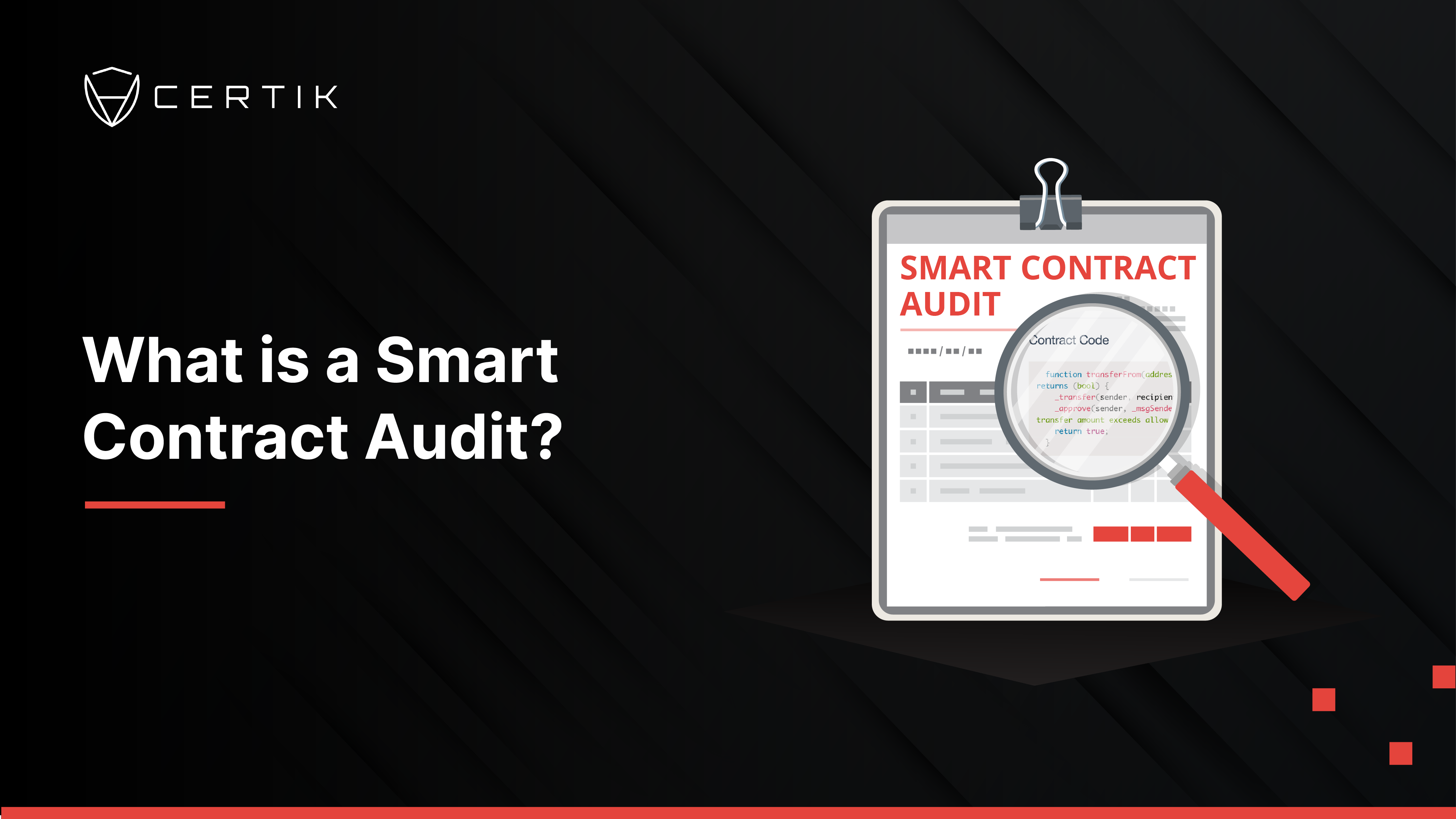 Certik smart contract audit dashboard