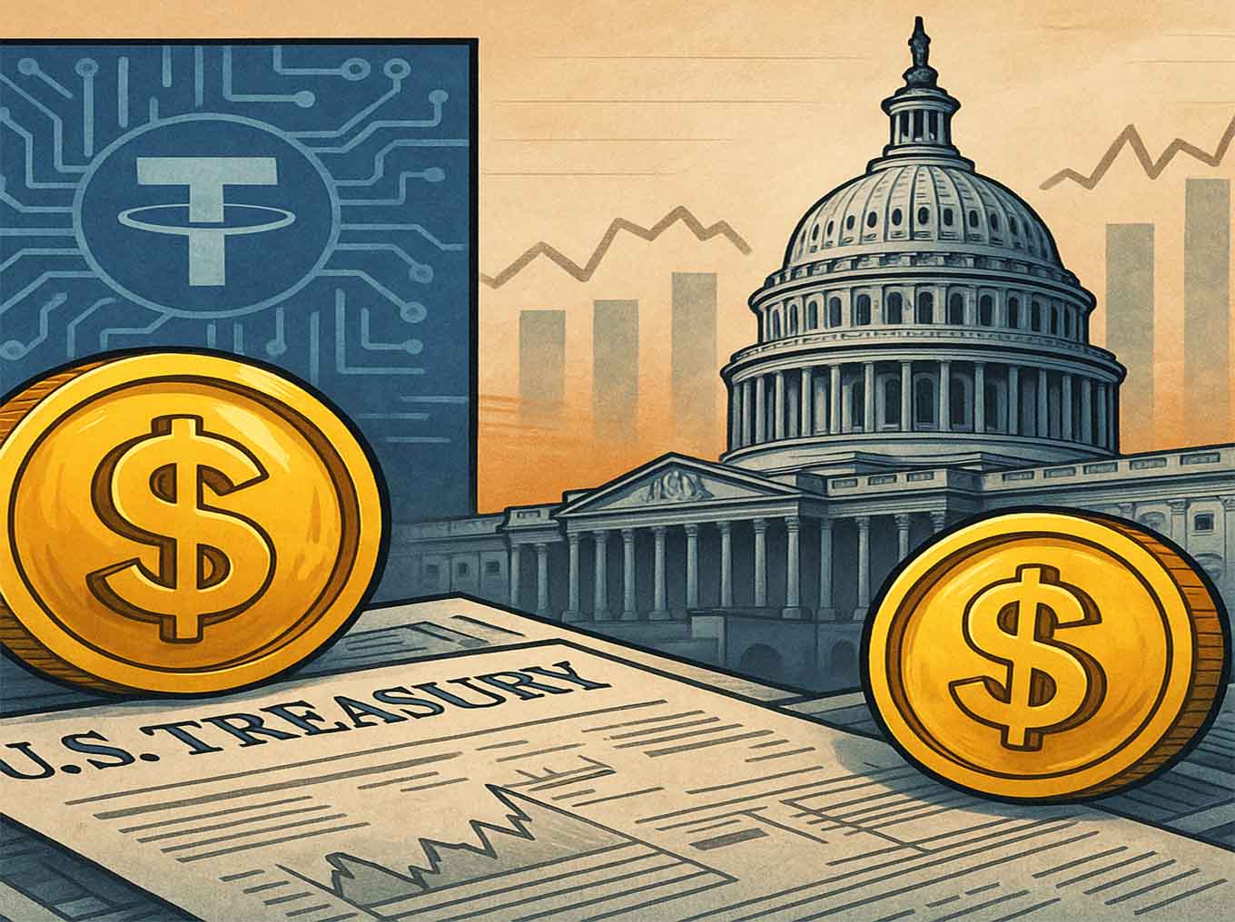 tokenized US Treasuries trading
