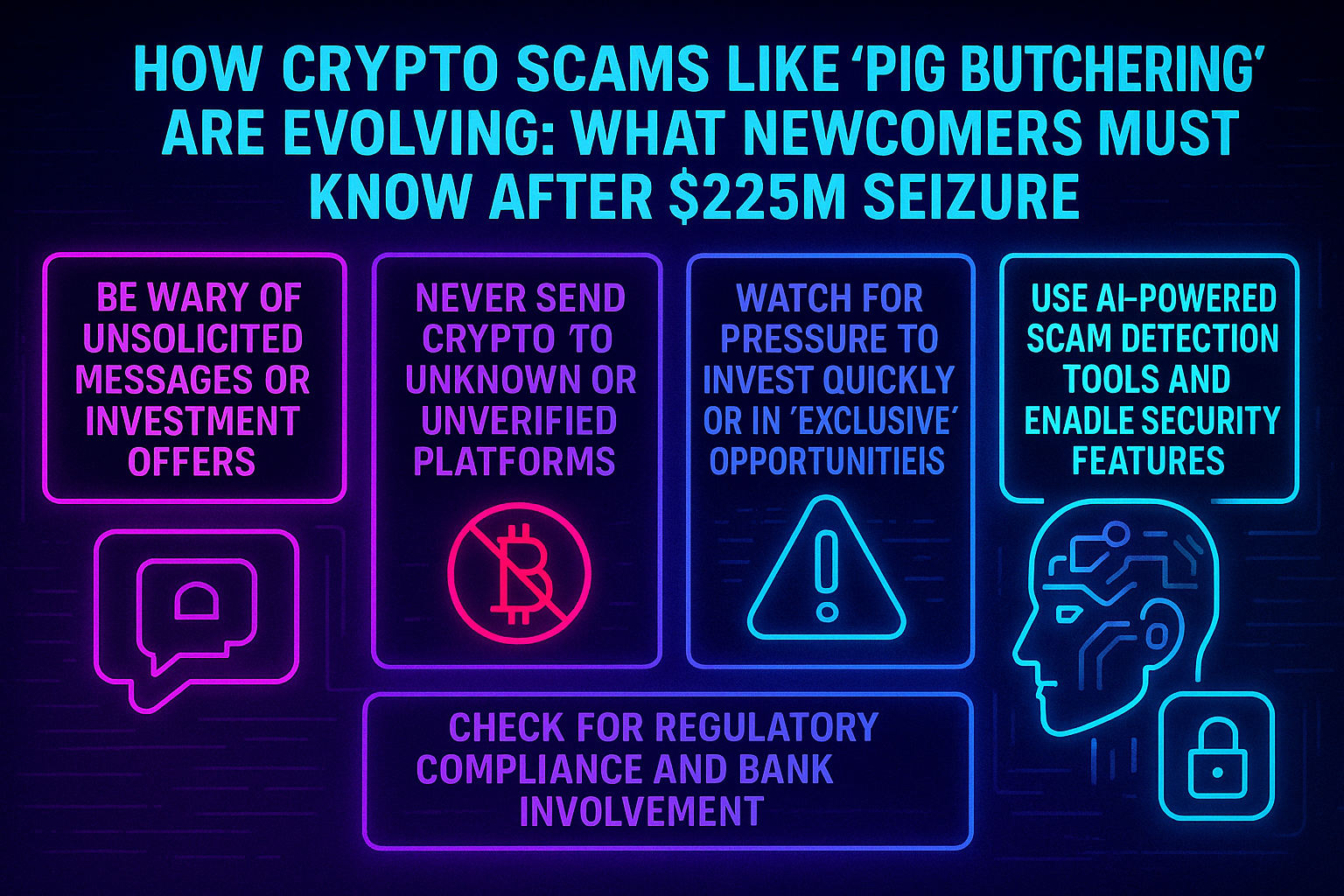 How Crypto Scams Like 'Pig Butchering' Are Evolving: What Newcomers Must Know After $225M Seizure
