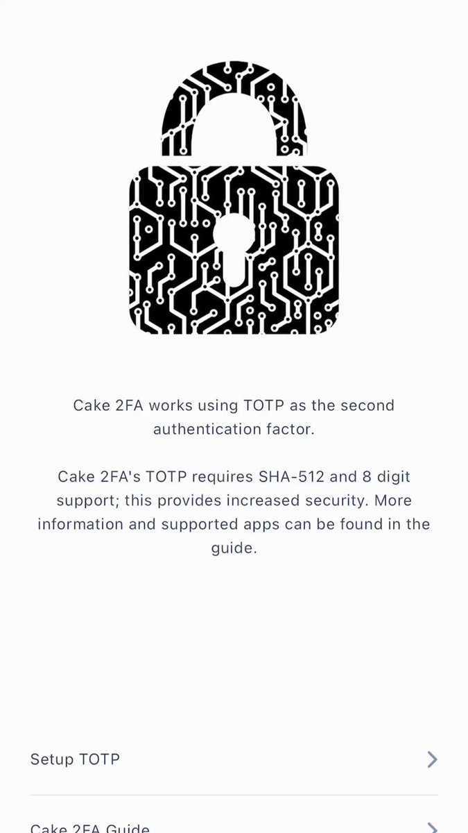 crypto 2FA setup