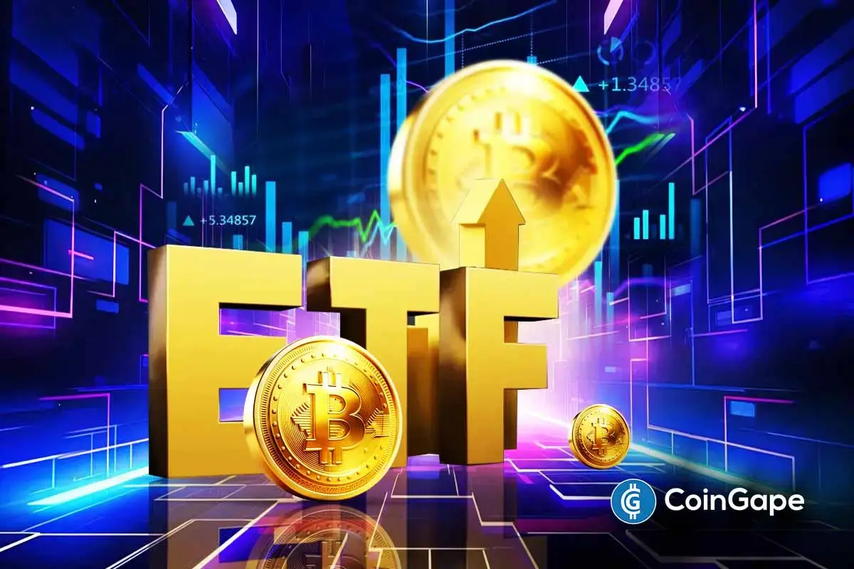 Conceptual image of Bitcoin volatility in 2025 showing digital coins on a rollercoaster with institutional investors and ETF outflow symbolism, illustrating market turbulence without specific price numbers.