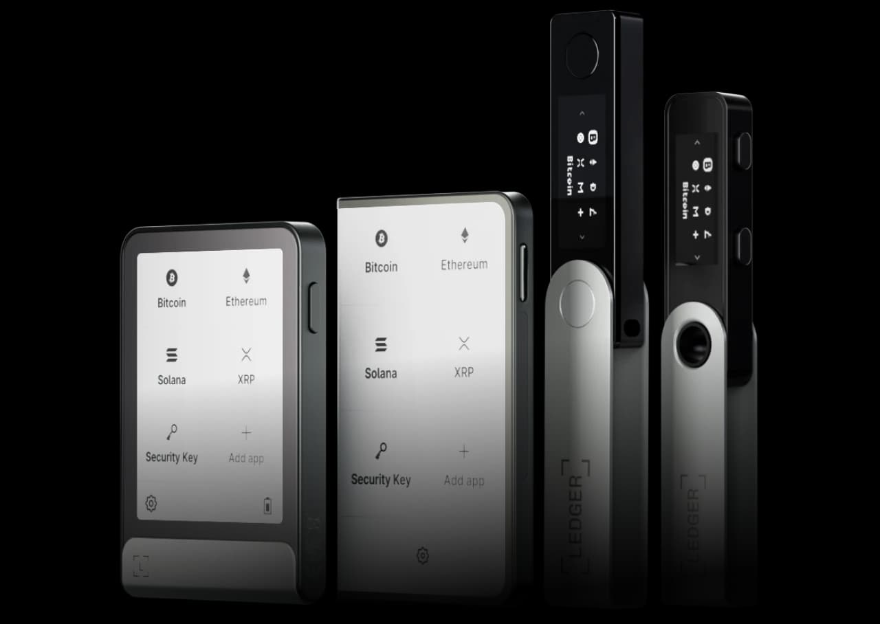 Ledger hardware wallet, MetaMask, Coinbase Wallet